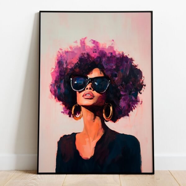 Cool Afro Woman - Image 4