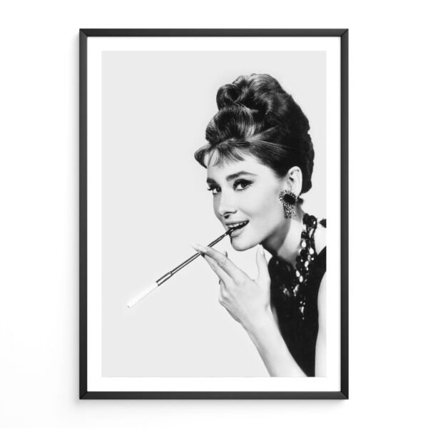 Audrey Hepburn, Smoking Cigarette