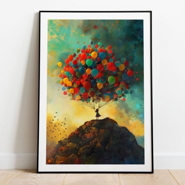 Colourful Balloon Girl - Image 4