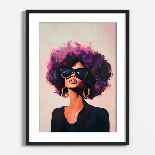 Cool Afro Woman - Image 3