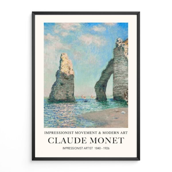 Claude Monet's The Cliffs at Étretat