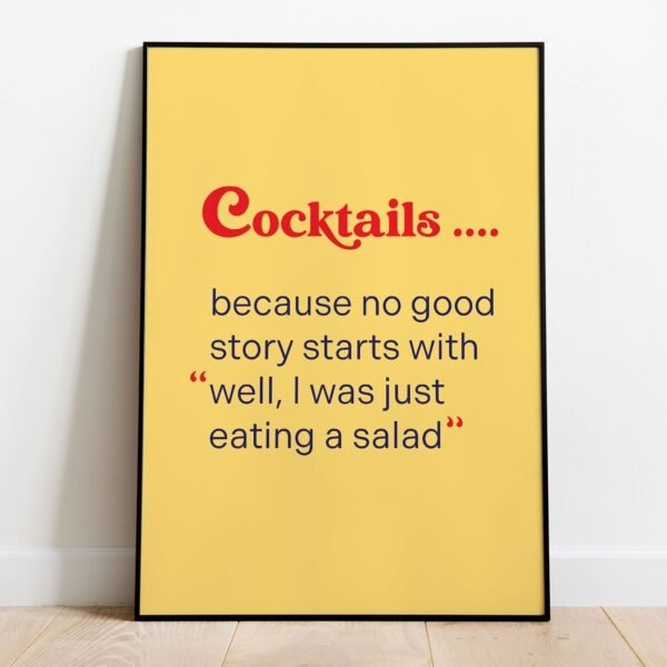Cocktail Salad Quote - Image 4