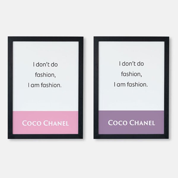 Coco Chanel: l Don't Do Fashion, l Am Fashion | Famous Fashion Quote - Image 3