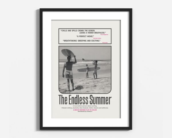 Endless Summer Original Movie Poster-Black & White - Image 6