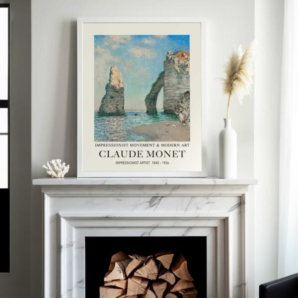 Claude Monet's The Cliffs at Étretat - Image 3