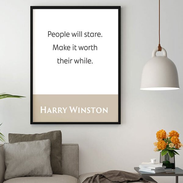 Harry Winston: People Will Stare. Make It Worth Their While