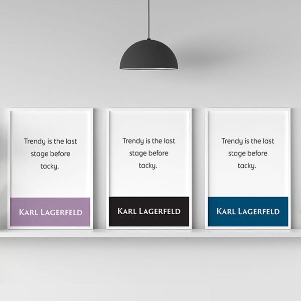 Karl Lagerfeld: Trendy Is The Last Stage Before Tacky - Image 4