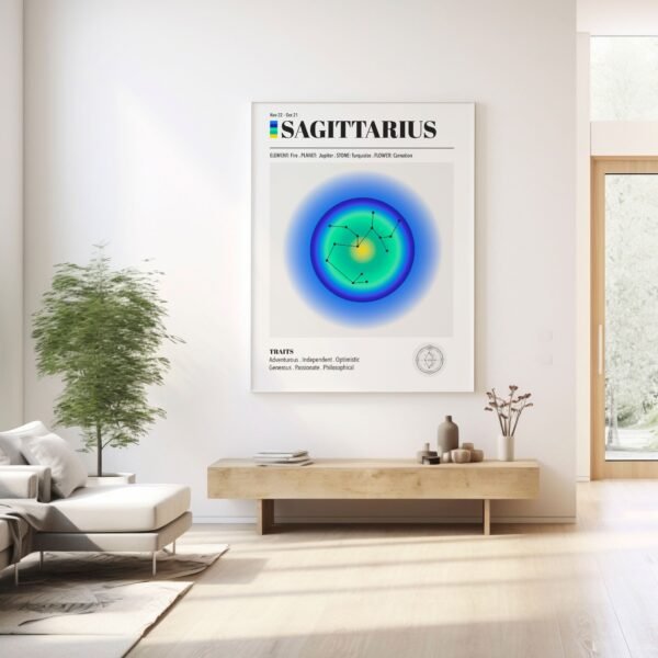 Sagittarius Zodiac Art Print