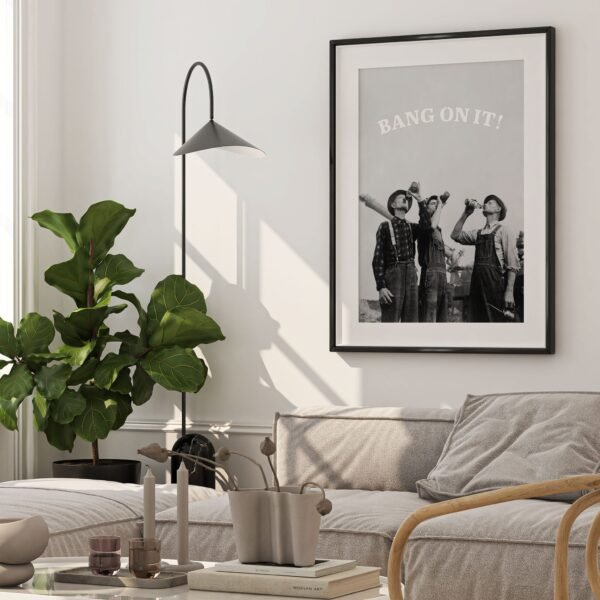 Bang On It! Vintage Workers Art Print - Image 3