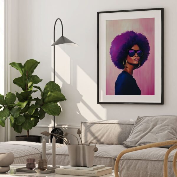 Cool Afro Woman With Glasses - Image 5