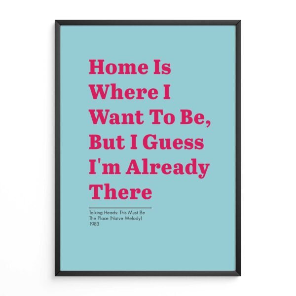 Talking Heads,Home Is Where l Want To Be - Image 3