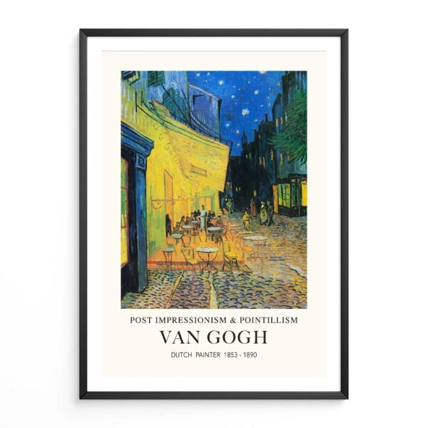 Vincent van Gogh's Café Terrace at Night - Image 3