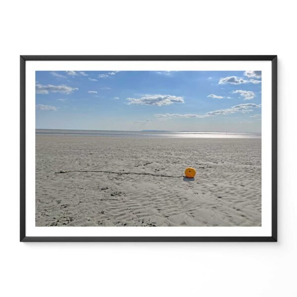 Sandy Beach With Buoy | Colour Photograph