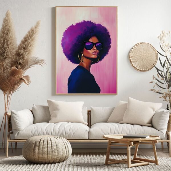 Cool Afro Woman With Glasses - Image 6