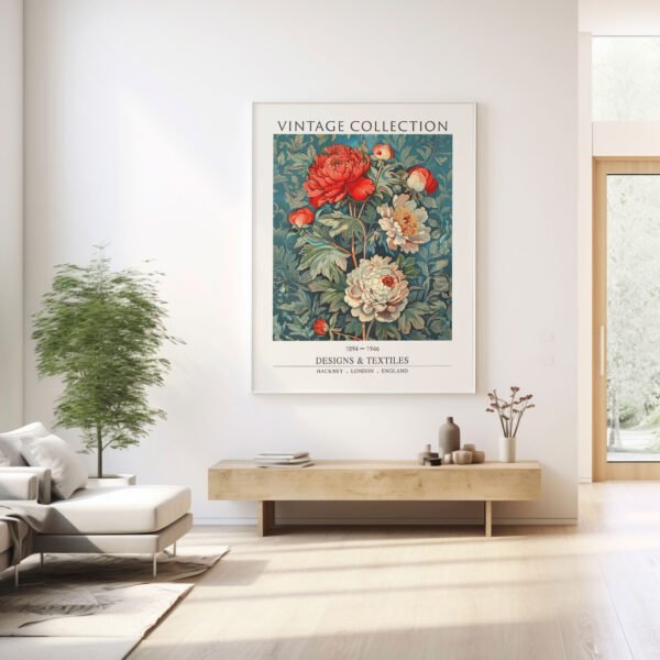 Vintage Peony Floral