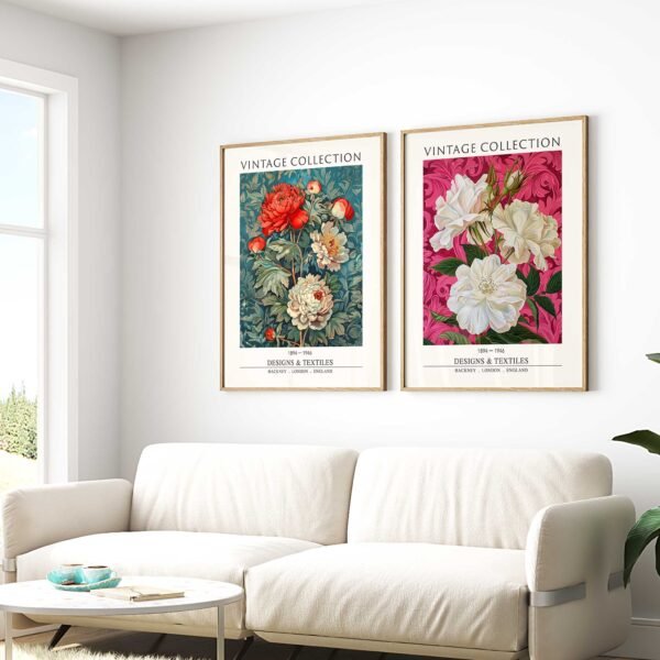 Vintage Peony Floral - Image 3